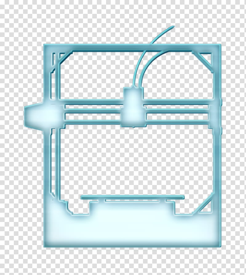 3d print icon machine icon navimaker icon, Printer Icon, Line transparent background PNG clipart