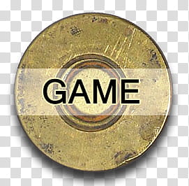 Military dock icons, , gold-colored game disc art transparent background PNG clipart