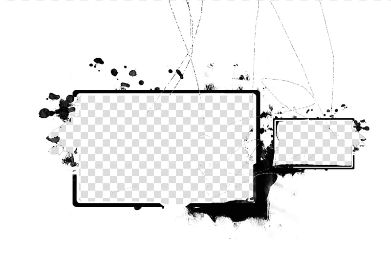 two black rectangles art transparent background PNG clipart