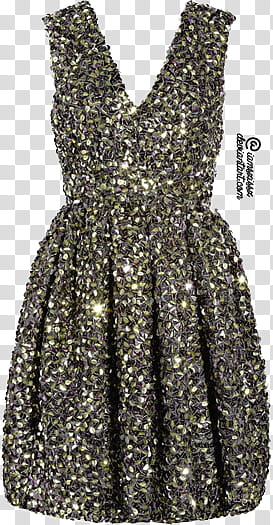 Glitter sequined prom dresses , black and silver sequin sleeveless dress transparent background PNG clipart