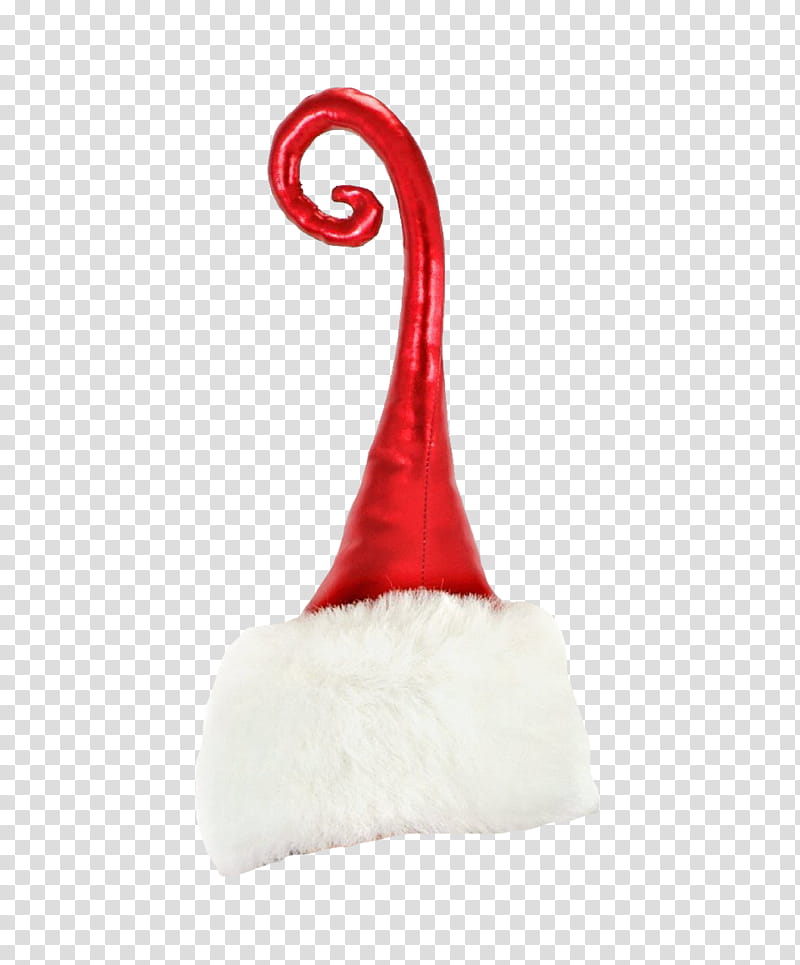 Christmas, white and red Christmas cap transparent background PNG clipart