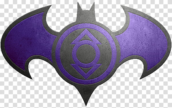 Batman Indigo Lantern Metalic Logo transparent background PNG clipart