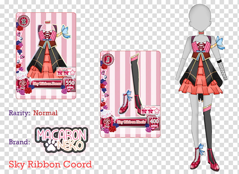 MRA, Sky Ribbon Coord (MacaNe) # transparent background PNG clipart