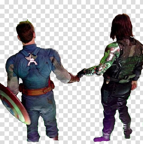 Steve and Bucky transparent background PNG clipart