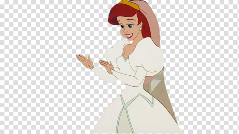 Ariel Wedding transparent background PNG clipart