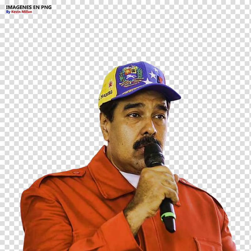 Nicolas Maduro Con Gorra en transparent background PNG clipart