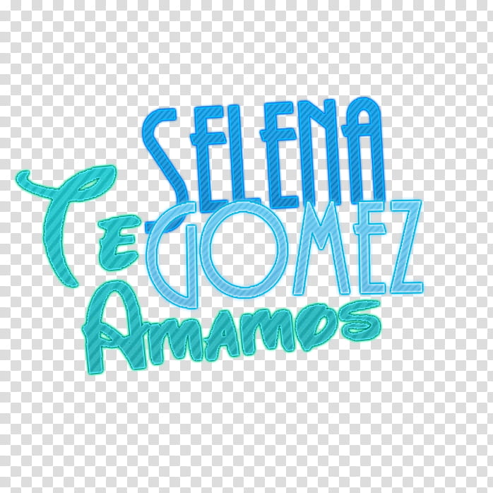 Selena Gomez Te Amamos Texto transparent background PNG clipart