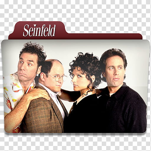 Windows TV Series Folders S T, Seinfeld cover folder icon transparent background PNG clipart