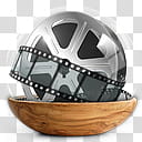 Sphere   the new variation, gray cinema reel illustration transparent background PNG clipart