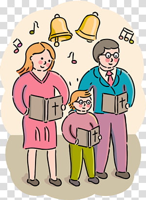 hymn singing clipart