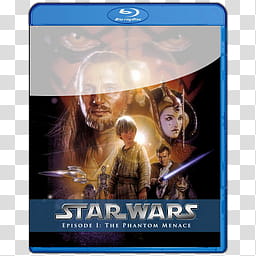 Bluray  Star Wars Episode  The Phantom Me, Star Wars Episode I The Phantom Menace  icon transparent background PNG clipart
