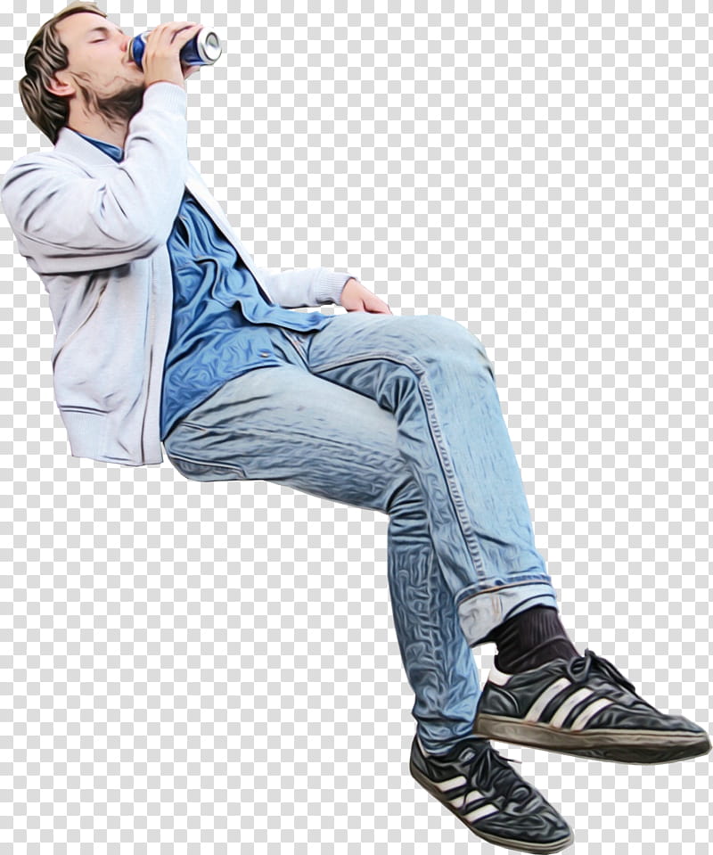 person sitting on bench png