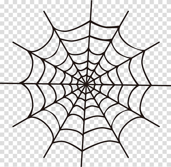 Spider Web, White, Symmetry, Leaf, Line, Blackandwhite, Line Art, Plant transparent background PNG clipart