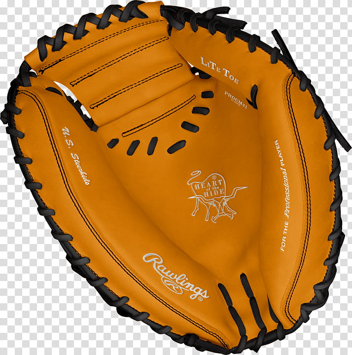 Baseball Glove, Rawlings, Catcher, Rawlings Heart Of The Hide First Base, Softball, Guanto Da Ricevitore, Rawlings Heart Of The Hide Infieldpitcher, Yellow transparent background PNG clipart