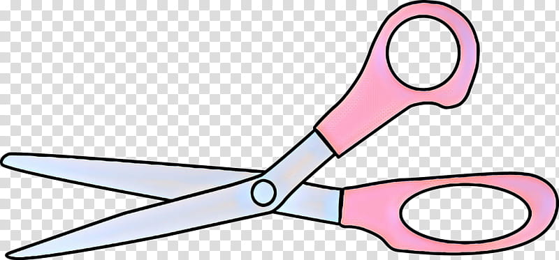 Vintage, Pop Art, Retro, Scissors, Haircutting Shears, Angle, Line, Pink M transparent background PNG clipart