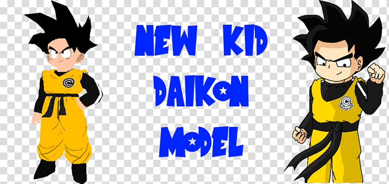 Kid Daikon: New D Model (My OC) transparent background PNG clipart