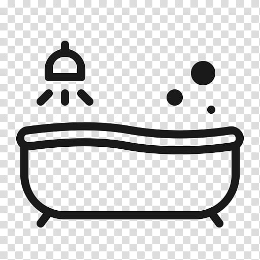 Emoticon Line, Bathroom, Hot Tub, Baths, Shower, Chair, Interior Design Services, Apartment transparent background PNG clipart