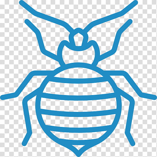 Bed, Bed Bug Bite, Pest Control, Insect, Bed Bug Control Techniques, Mite, Blue, Line Art transparent background PNG clipart