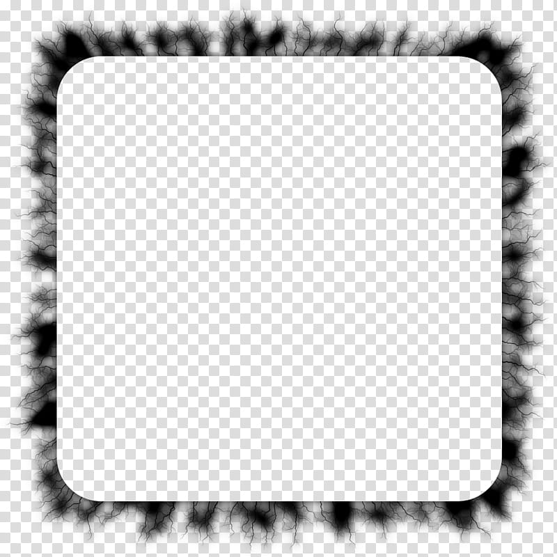 Electrify frames s, squircle black border illustration transparent background PNG clipart