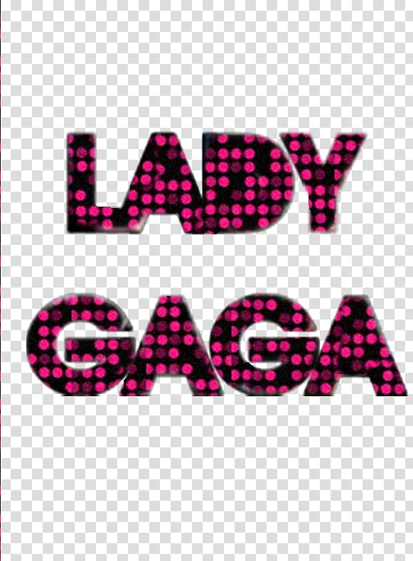 Texto Lady Gaga transparent background PNG clipart