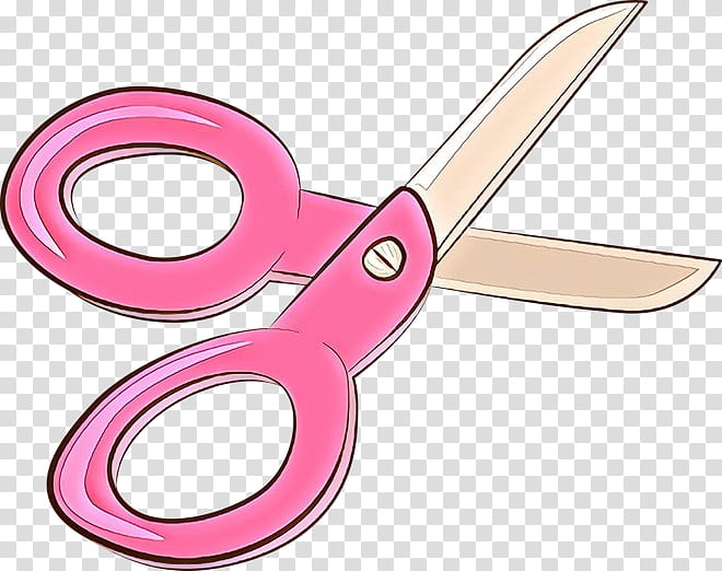 pink scissors clipart