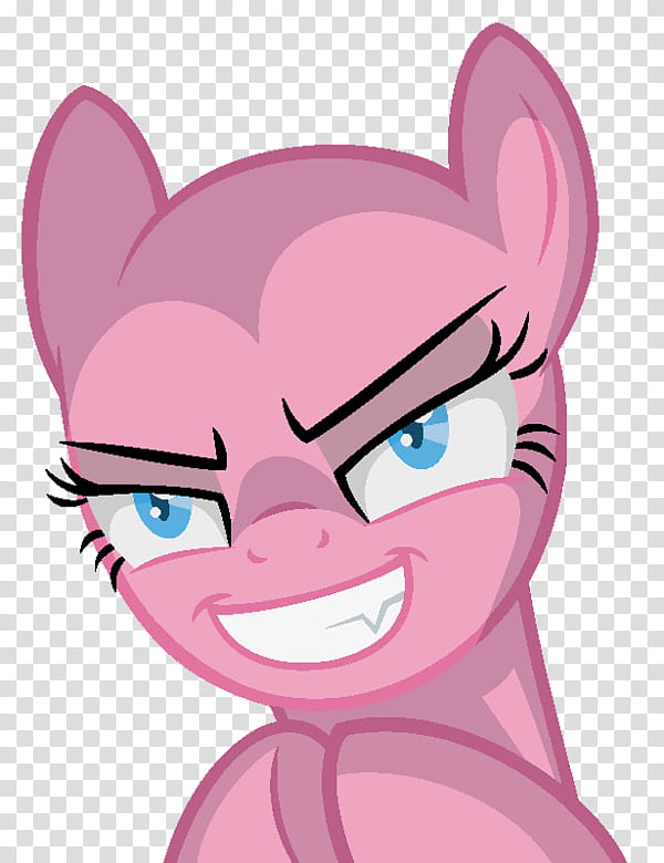 Base , pink pony grinning art transparent background PNG clipart