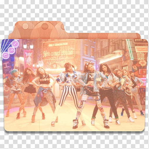 Girls Generation SNSD I Got A Boy Folder , -.Group transparent background PNG clipart