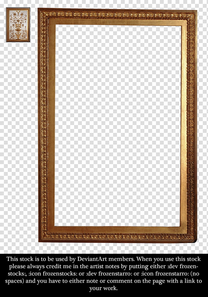 RESTRICTED Versailles Frame, brown wooden frame illustration transparent background PNG clipart