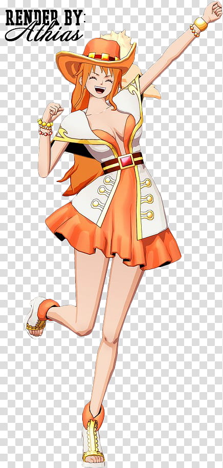 RENDER One piece, female anime character transparent background PNG clipart