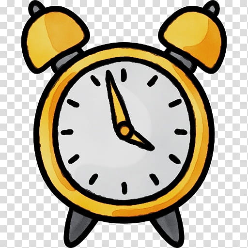 Clock, Watercolor, Paint, Wet Ink, Time Attendance Clocks, Watch, Timekeeper, Alarm Clocks transparent background PNG clipart