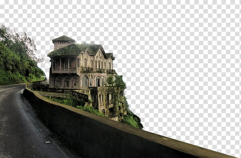 , building on cliff transparent background PNG clipart