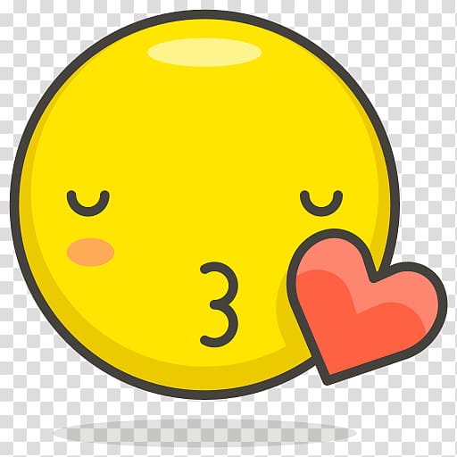 Happy Emoji, Smiley, Kiss, Emoticon, Symbol, Love, Yellow, Facial Expression transparent background PNG clipart