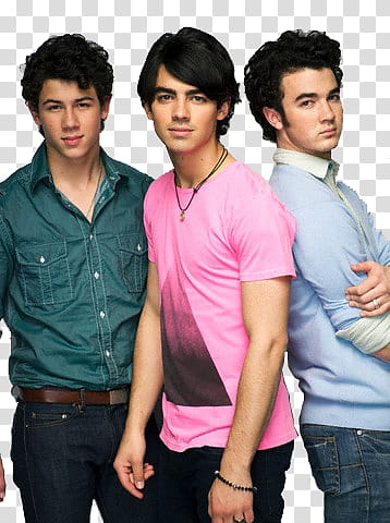 Jonas Brothers standing transparent background PNG clipart