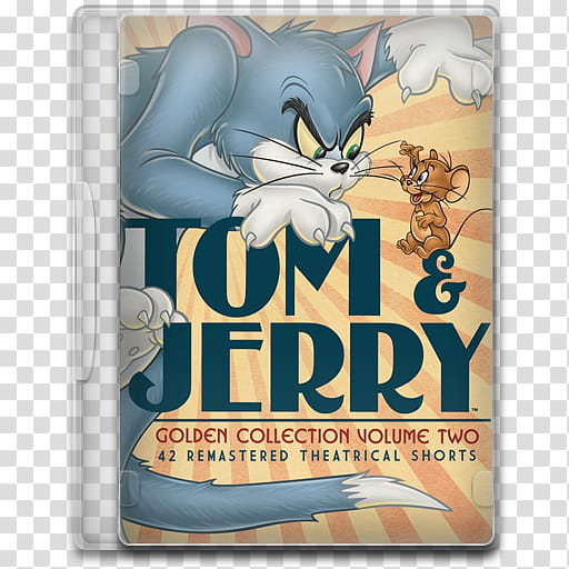 TV Show Icon Mega , Tom & Jerry, The Golden Collection Volume Two, Tom & Jerry case transparent background PNG clipart