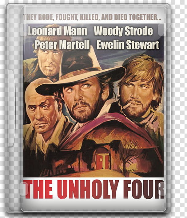 The Unholy Four  DVD Case Icon transparent background PNG clipart