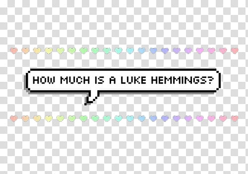 , how much is a luke hemmings? text transparent background PNG clipart