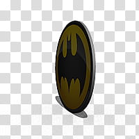 Batman Boot Animation, yellow and black Batman logo transparent background PNG clipart