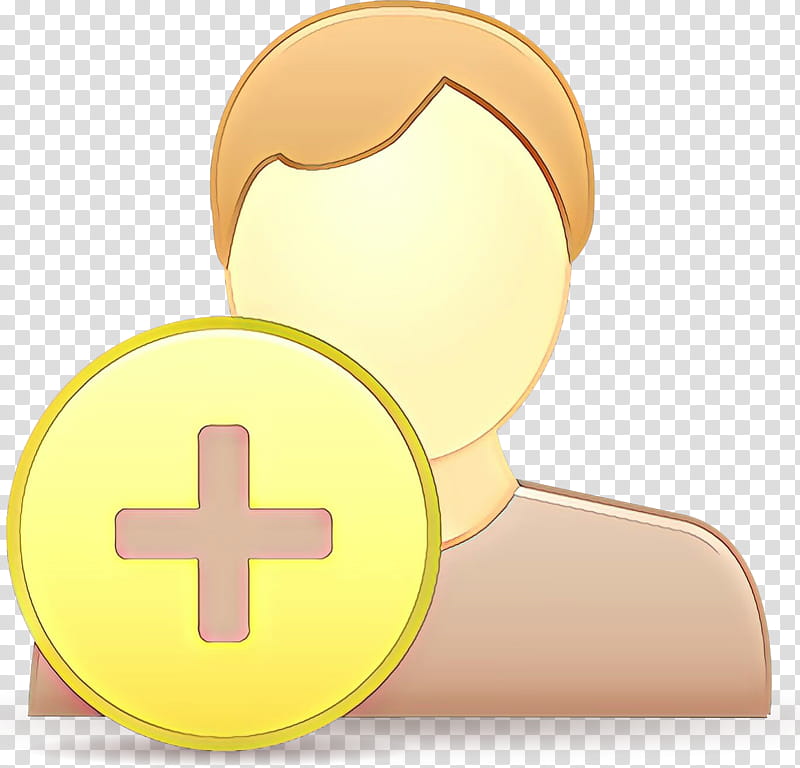 yellow material property symbol cross, Cartoon transparent background PNG clipart