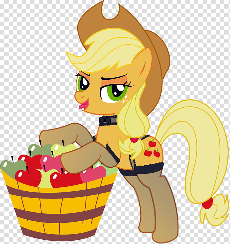 Applejack, Little Pony character transparent background PNG clipart