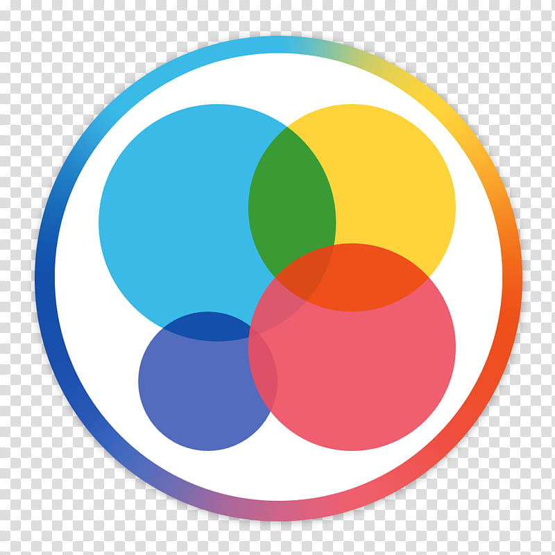 Flader  default icons for Apple app Mac os X, Game center, multicolored bubble art transparent background PNG clipart