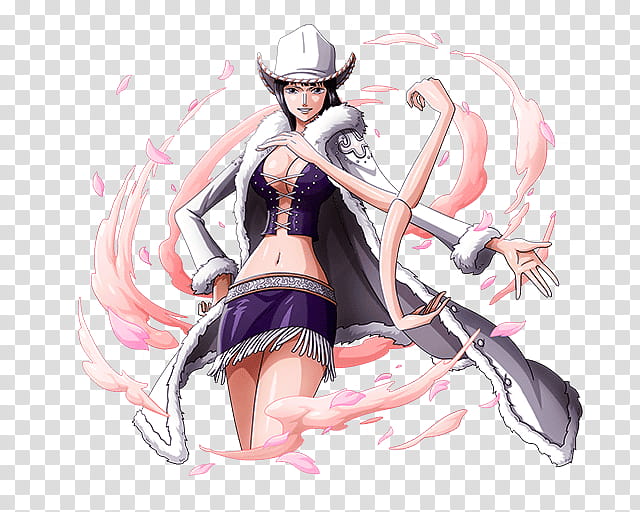 NICO ROBIN, female One Piece character transparent background PNG clipart