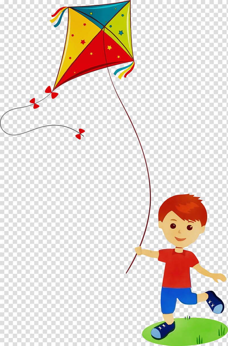 kite cartoon child toy play, Happy Makar Sankranti, Hinduism, Harvest Festival, Magha Mela, Maghi, Bhogi, Watercolor transparent background PNG clipart