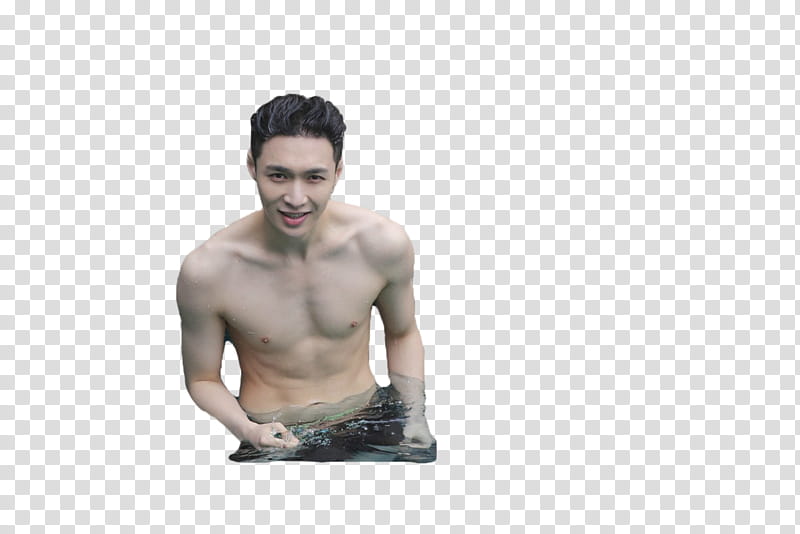 LAY EXO S, topless man transparent background PNG clipart
