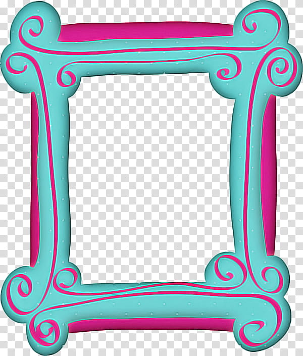Film frame, Frames, Cuadro, BORDERS AND FRAMES, Teacher, Pink Frame, Turquoise transparent background PNG clipart