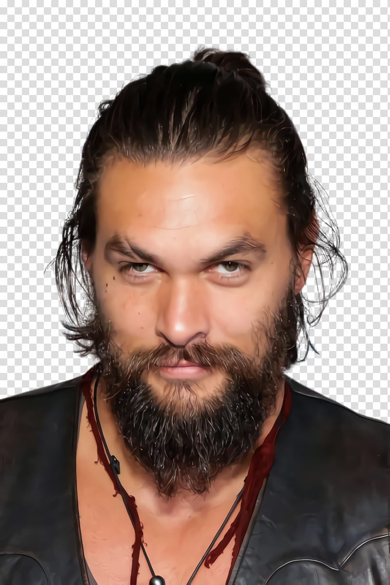 Jason Momoa, Facial Hair, Beard, Moustache, Hairstyle, Chin, Forehead, Eyebrow transparent background PNG clipart