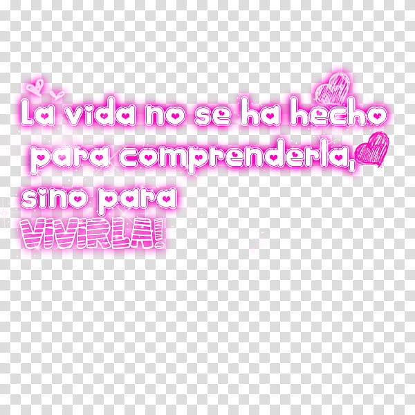 frase para des glitery, pink text transparent background PNG clipart