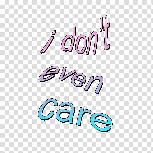 s, i don't even care clip cart transparent background PNG clipart
