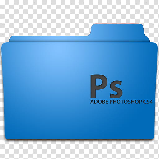 Adobe program ico, Adobe shop CS folder transparent background PNG clipart