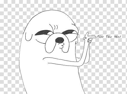 overlays , Adventure Time Jake the Dog pointing finger illustration transparent background PNG clipart