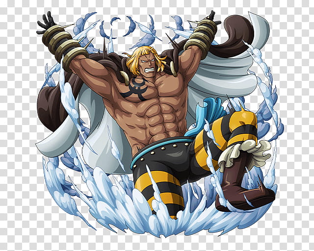 Kingdew th Commander of WhiteBeard Pirates, male anime character illustration transparent background PNG clipart